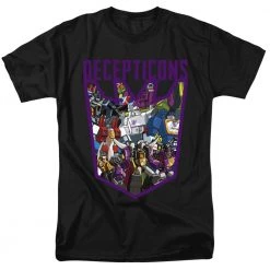 Trevco New Men's Transformers Decepticon Collage Tee