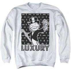 Trevco Men's Monopoly Luxury Crewneck Sweatshirt