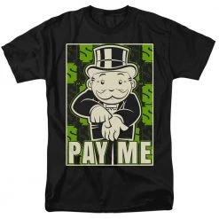 Trevco Men's Monopoly Pay Me Tee