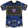 Trevco Men's Transformers Soundwave Costume Sublimated T-Shirt New