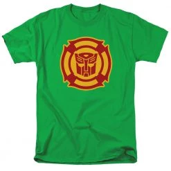 Trevco New Men's Transformers Rescue Bots Logo Tee