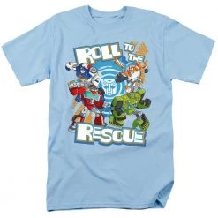 Trevco Men's Transformers Roll To The Rescue Tee