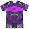 Trevco New Men's Transformers Shockwave Costume Sublimated T-Shirt