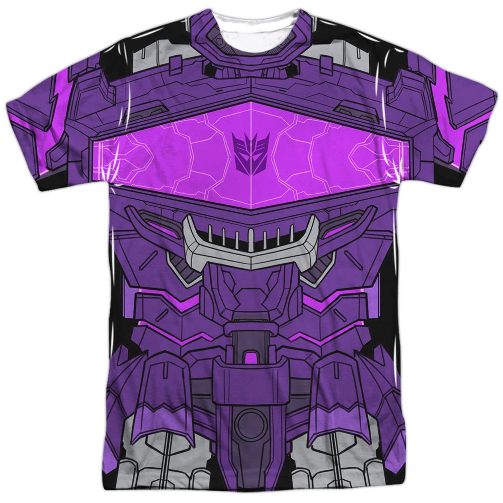 Trevco New Men's Transformers Shockwave Costume Sublimated T-Shirt 1 Trevco New Men's Transformers Shockwave Costume Sublimated T-Shirt