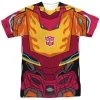 Trevco Men's Transformers Hot Rod Costume Sublimated T-Shirt New