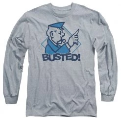 Trevco Men's Monopoly Busted Long Sleeve T-Shirt