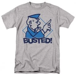 Trevco New Men's Monopoly Busted Tee