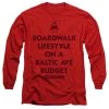Trevco Men's Monopoly Lifestyle Vs Budget Long Sleeve T-Shirt New