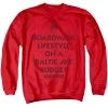 Trevco New Men's Monopoly Lifestyle Vs Budget Crewneck Sweatshirt