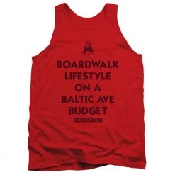 Trevco Men's Monopoly Lifestyle Vs Budget Tank Top