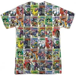 Trevco Men's Transformers Cover Collage Sublimated T-Shirt