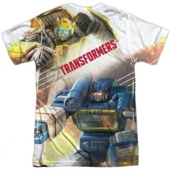 Trevco Men's Transformers Warriors Of Cybertron Sublimated Tee New
