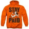 Trevco Men's Monopoly Stay Paid Pullover Hoodie New