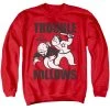 Trevco Men's Monopoly Trouble Follows Crewneck Sweatshirt