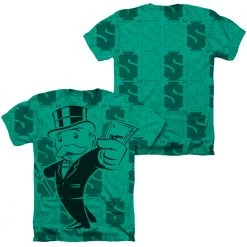 Trevco New Men's Monopoly Money Money Money Sublimated Tee 5 Trevco New Men's Monopoly Money Money Money Sublimated Tee