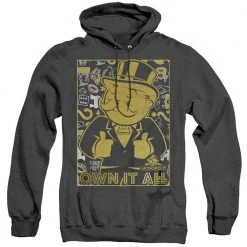Trevco New Men's Monopoly Own Heather Pullover Hoodie