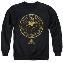 Trevco Men's Monopoly Make The Money Crewneck Sweatshirt