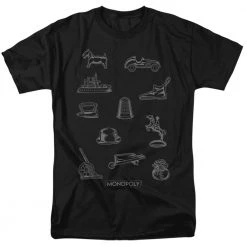 Trevco Men's Monopoly Token Tee New