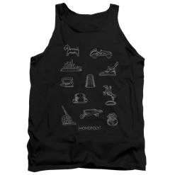 Trevco New Men's Monopoly Token Tank Top