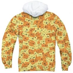 Trevco Men's Monopoly Chance Chest Cards Sublimated Pullover Hoodie