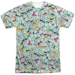 Trevco Men's Monopoly Property Spaces Sublimated Tee
