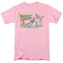 Trevco Men's Chutes And Ladders Old School Tee New