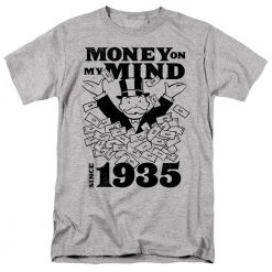 Trevco New Men's Monopoly Money Mind Since 35 Tee
