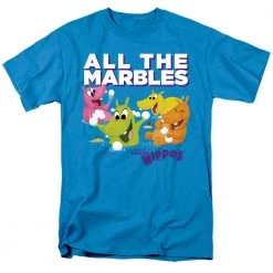 Trevco New Men's Hungry Hungry Hippos All The Marbles Tee