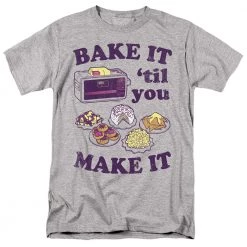 Trevco Men's Easy Bake Oven Bake It Til You Make It Tee New