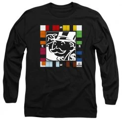 Trevco Men's Monopoly Game Board Long Sleeve T-Shirt