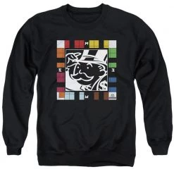Trevco Men's Monopoly Game Board Crewneck Sweatshirt