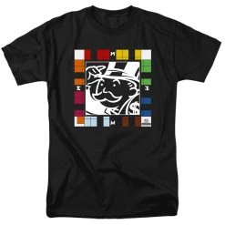 Trevco Men's Monopoly Game Board Tee