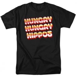 Trevco Men's Hungry Hungry Hippos Vintage Logo Tee New