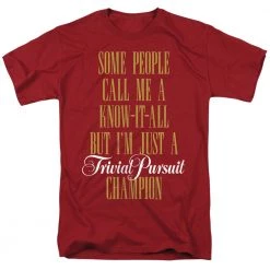 Trevco New Men's Trivial Pursuit Know It All Tee