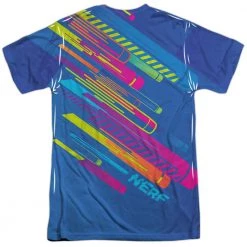 Trevco Men's Nerf Neon Collage Sublimated Tee New