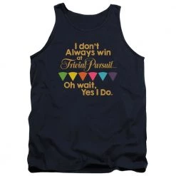 Trevco New Men's Trivial Pursuit I Always Win Tank Top