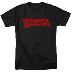 Trevco Men's Dungeons And Dragons Type Logo Tee New