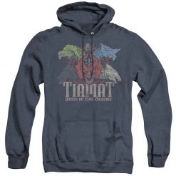 Trevco Men's Dungeons And Dragons Tiamat Queen Of Evil Heather Pullover Hoodie New