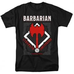 Trevco New Men's Dungeons And Dragons Barbarian Tee