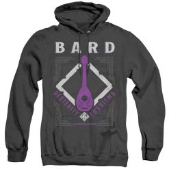 Trevco Men's Dungeons And Dragons Bard Heather Pullover Hoodie New