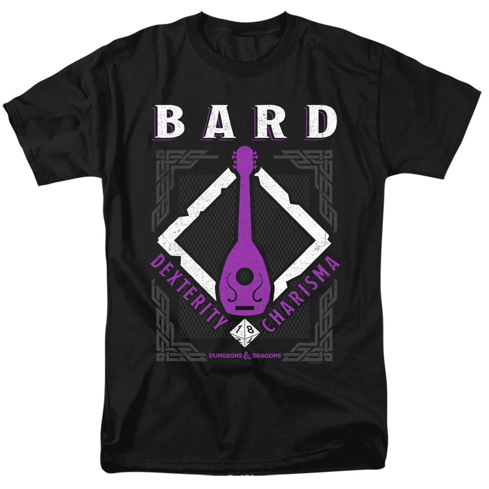 Trevco Men's Dungeons And Dragons Bard Tee 1 Trevco Men's Dungeons And Dragons Bard Tee