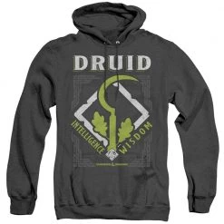 Trevco Men's Dungeons And Dragons Druid Heather Pullover Hoodie