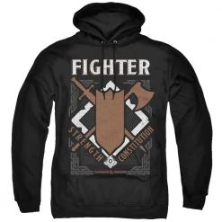 Trevco Men's Dungeons And Dragons Fighter Pullover Hoodie