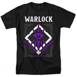 Trevco New Men's Dungeons And Dragons Warlock Tee