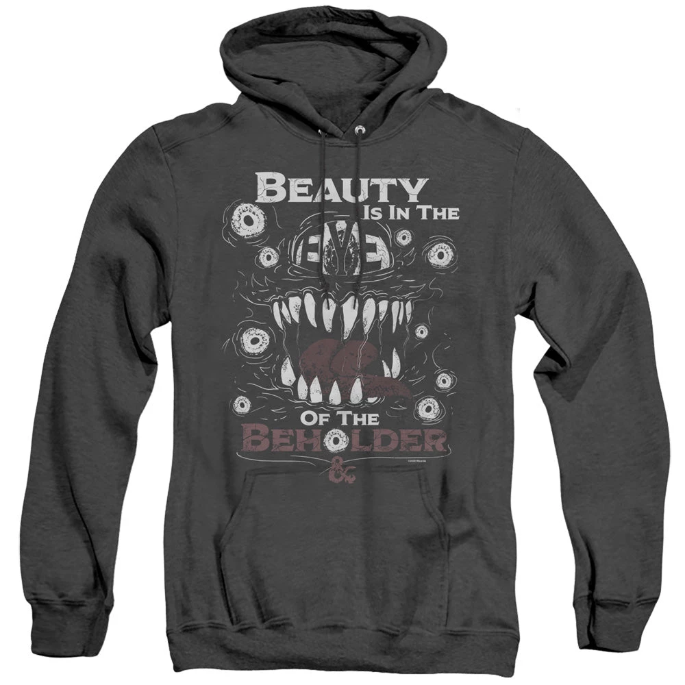 Trevco Men's Dungeons And Dragons Eye Of The Beholder Heather Pullover Hoodie 1 Trevco Men's Dungeons And Dragons Eye Of The Beholder Heather Pullover Hoodie