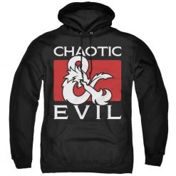 Trevco Men's Dungeons And Dragons Chaotic Evil Pullover Hoodie New