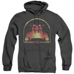 Trevco Men's Dungeons And Dragons Old School Heather Pullover Hoodie New