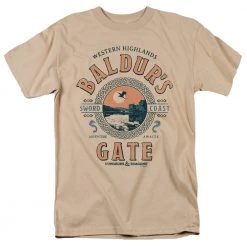 Trevco Men's Dungeons And Dragons Baldurs Gate Resort Tee New