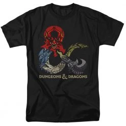 Trevco New Men's Dungeons And Dragons - Dragons In Dragons Tee