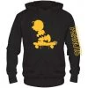 H3 New Peanuts Charlie Brown Graffiti Black Unisex Hoodie